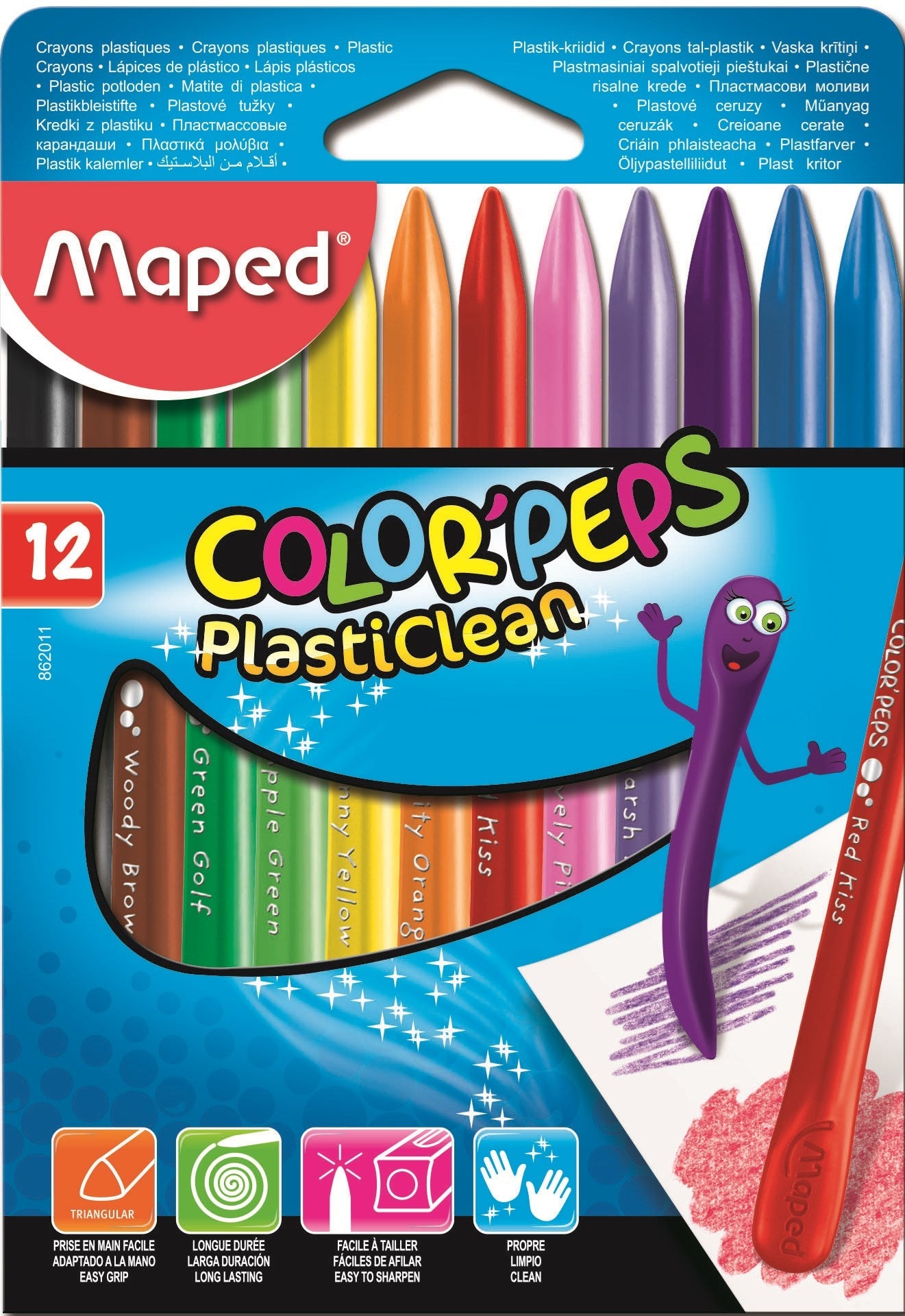 Color Peps Plasticlean Crayon