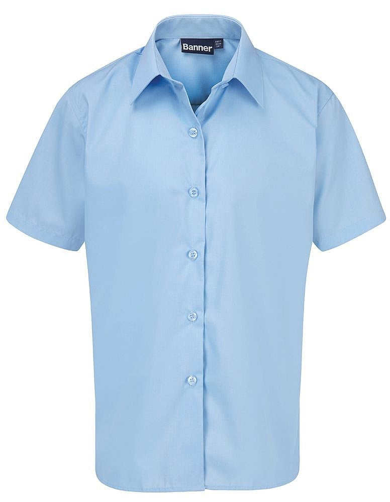 Blouses Non Iron S/S Tie - Twin