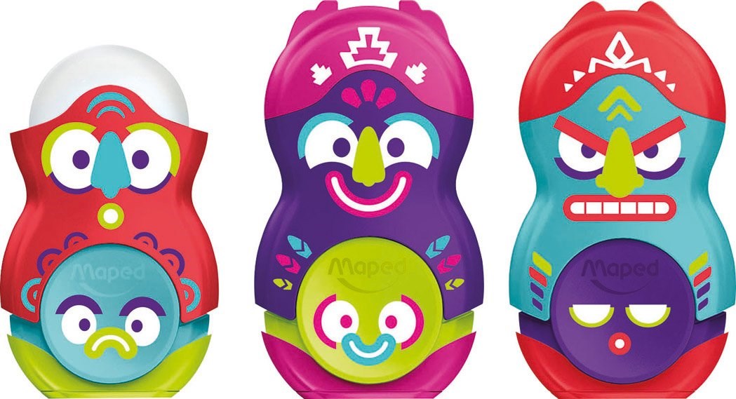 Loopy Totem Duo Sharpener & Eraser