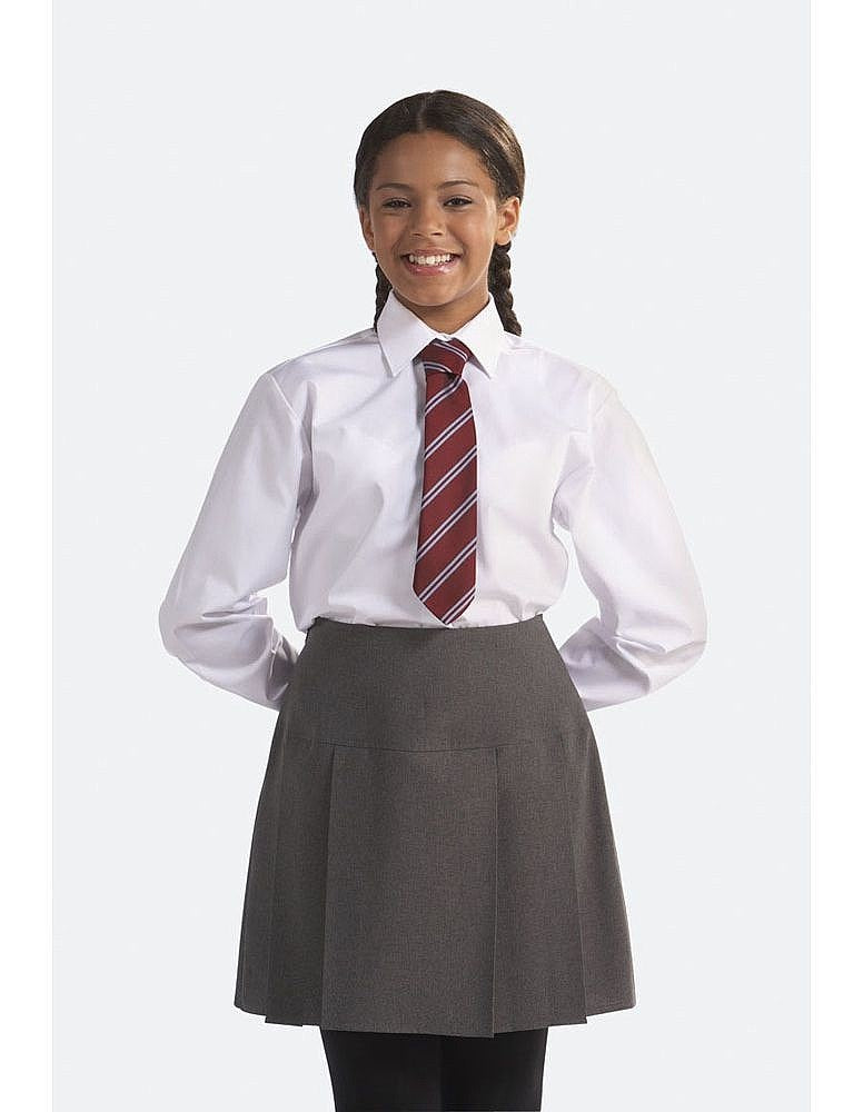 Blouses Non Iron L/S Tie - Twin