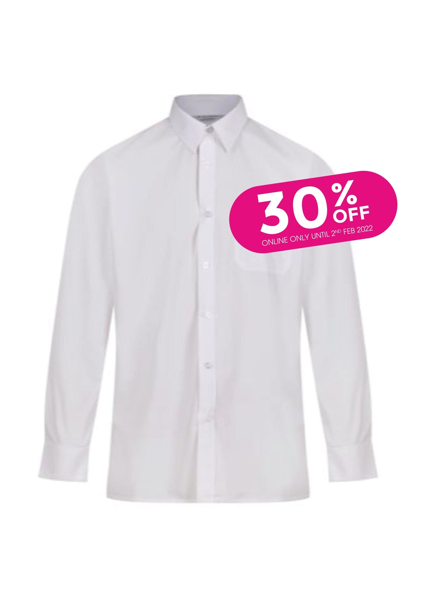 Shirts Non Iron Long Sleeve - Twin Pack - ??While Stock Last??