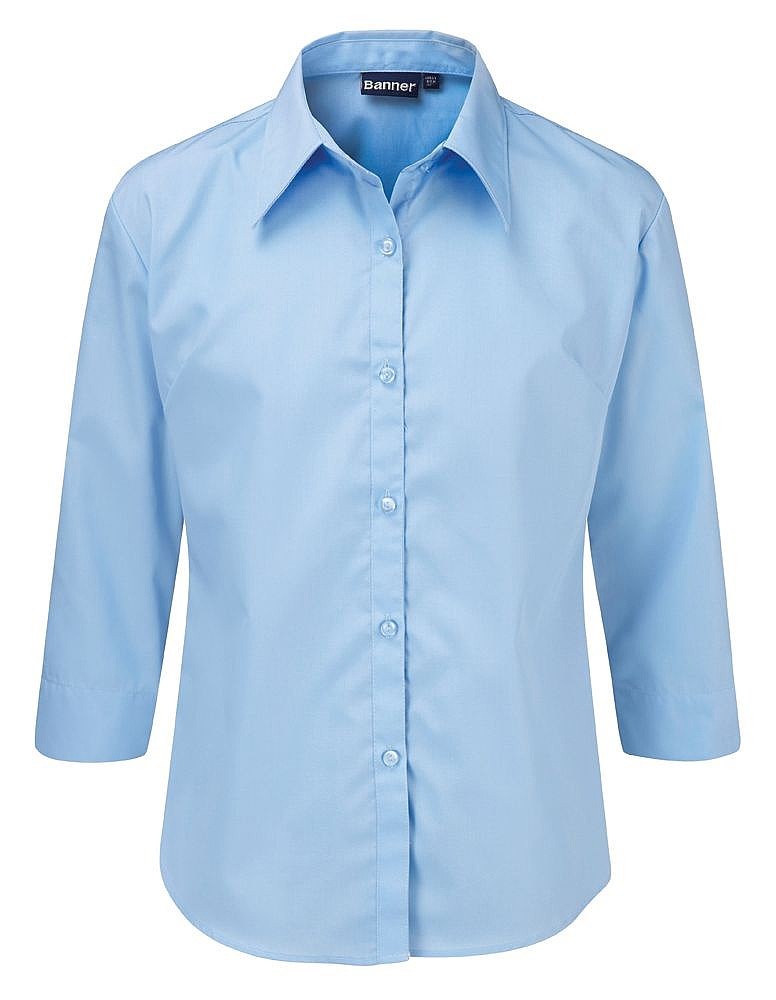 Blouses Non Iron 3/4 Tie Fitted - Twin