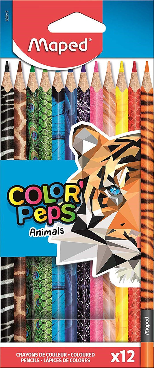 Color Peps Animal Pencils x 12