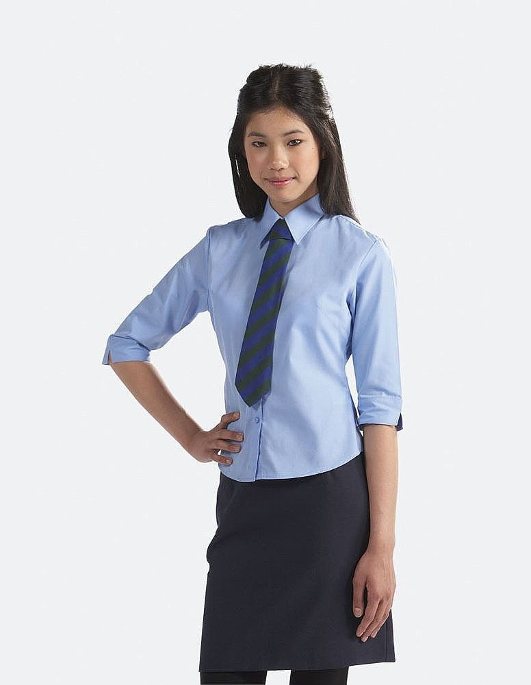 Blouses Non Iron 3/4 Tie Fitted - Twin