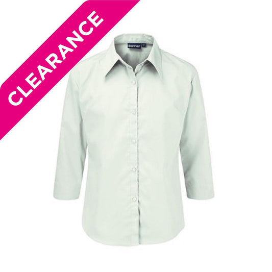 Blouses - Fitted Cut - Non-Iron Tie Collar - Twin Pack ??While Stock Last??